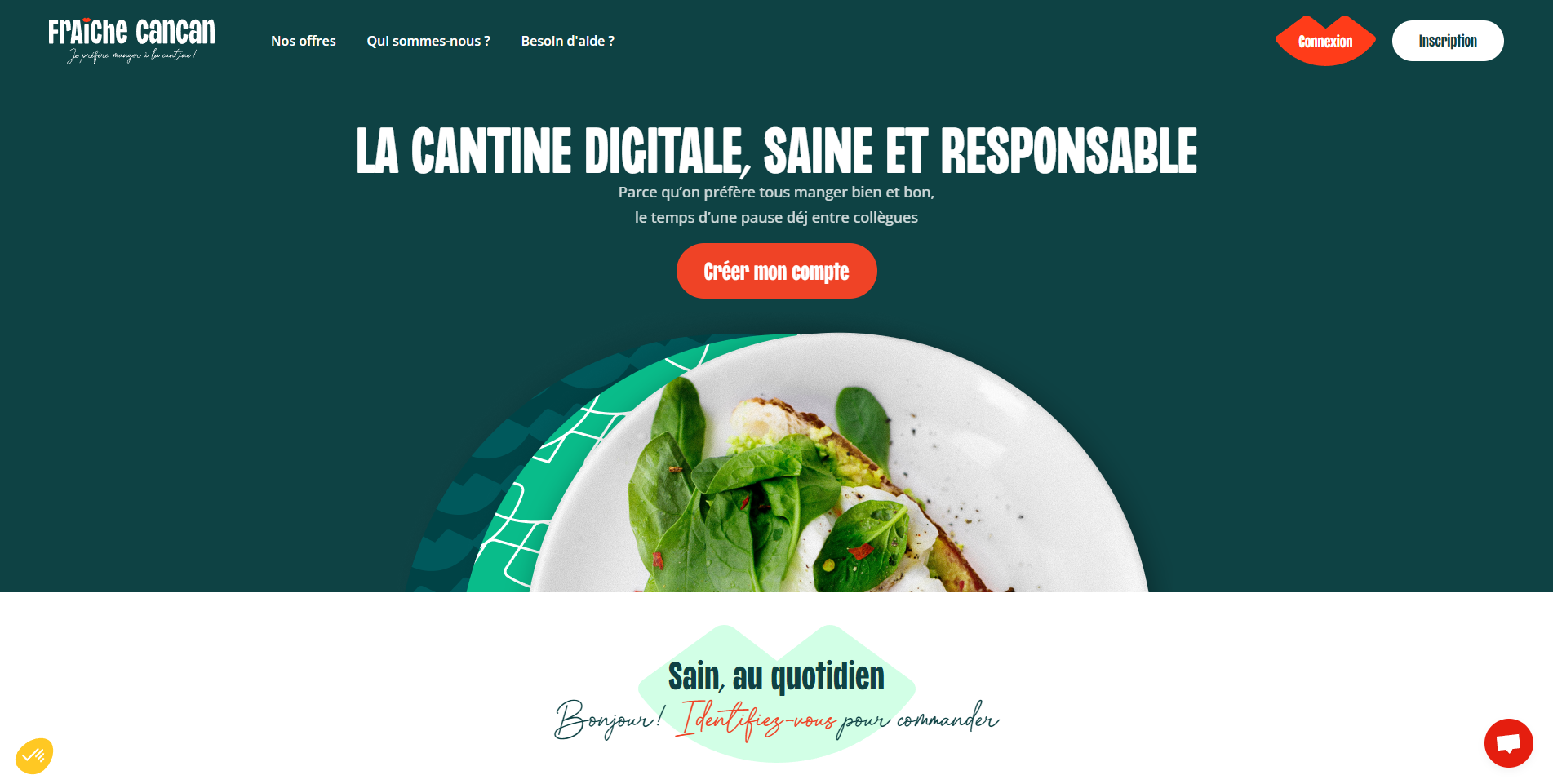 canteen website i-lunch cantine portfolio